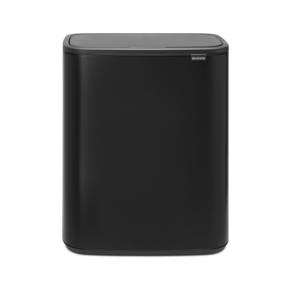 Matně černý dotykový ocelový odpadkový koš na tříděný odpad 2x30 l Bo Touch Bin – Brabantia-image-3
