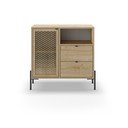 Skříňka v dekoru dubu v přírodní barvě 80x80 cm Inca – Marckeric