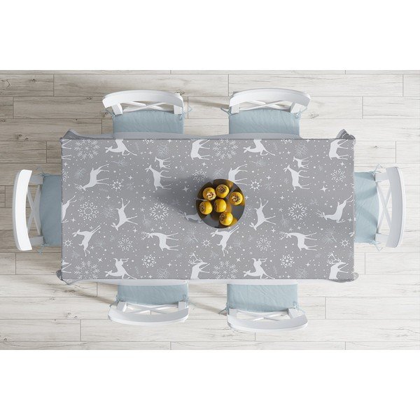 Vánoční ubrus s příměsí bavlny Minimalist Cushion Covers Winter Wonderland, 140 x 180 cm -image-1