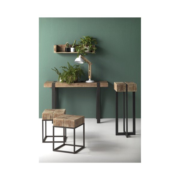 Stolička na sezení s kovovými nohami Geese Robust, 33 x 33 cm-image-1