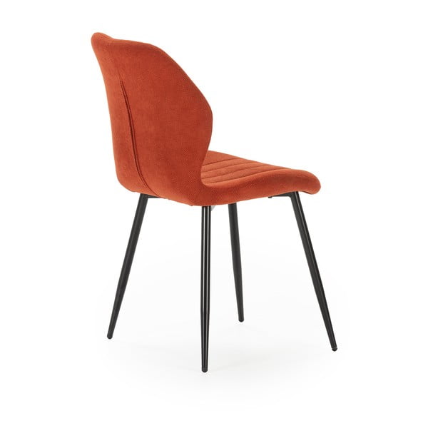 Jídelní židle v cihlové barvě v sadě 4 ks Milu – Marckeric-image-4