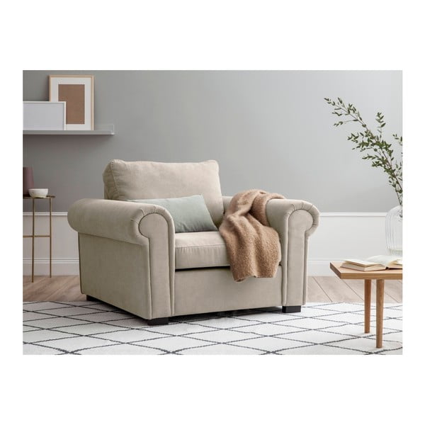 Béžové křeslo Windsor & Co Sofas Hermes-image-4