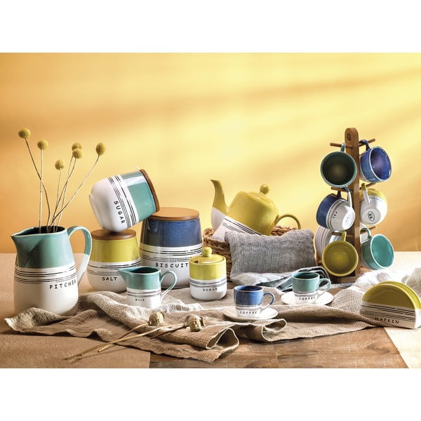 Bílo-zelený kameninový džbán Villa Altachiara Homify-image-1