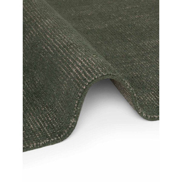 Tmavě zelený ručně tkaný vlněný kulatý koberec ø 160 cm Greenwich – Ted Baker-image-3