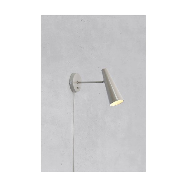 Šedobéžové nástěnné svítidlo do zásuvky Peak – Markslöjd-image-1