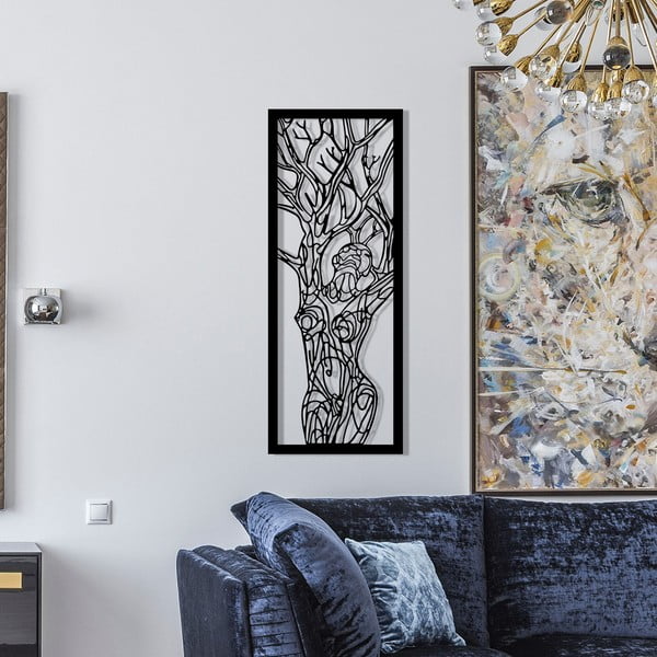 Kovová nástěnná dekorace 20x51 cm – Wallity-image-2