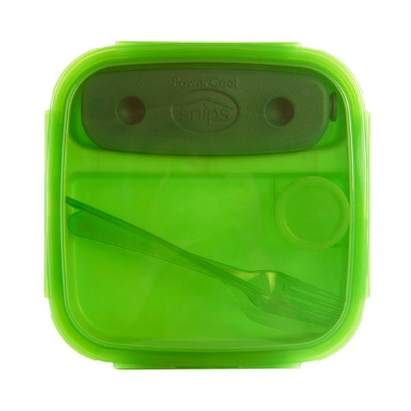Zelený obědový box s příborem a chladičem Snips Lunch, 1,5 l-image-4