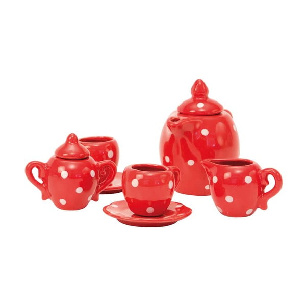 Porcelánová čajová sada do dětské kuchyňky La Grande Famille Tea Set – Moulin Roty
