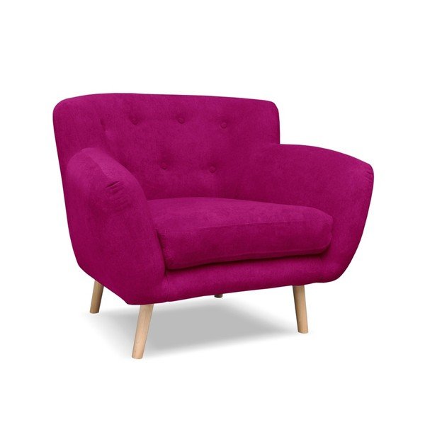 Tmavě růžové křeslo Cosmopolitan design London-image-2