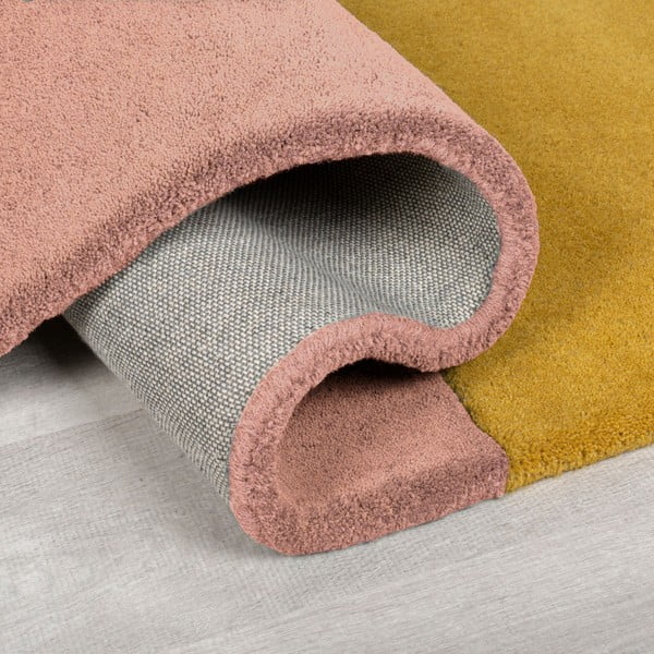 Modrý ručně tkaný vlněný koberec 200x290 cm Lozenge Bright Multi – Flair Rugs-image-3