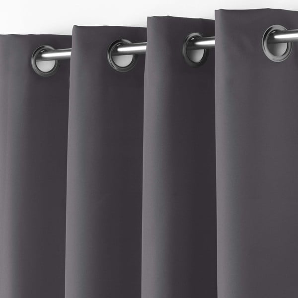 Tmavě šedý závěs 140x180 cm Essentiel – douceur d'intérieur-image-1