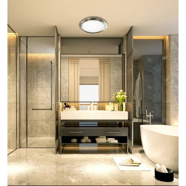 Stropní svítidlo v bronzové barvě se skleněným stínidlem ø 18 cm Aquila – Candellux Lighting-image-1