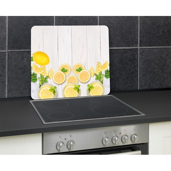 Kryt na zeď u sporáku z tvrzeného skla 50x56 cm Lemons – Wenko-image-3