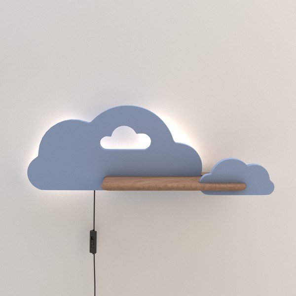 Bílo-modré dětské svítidlo Cloud – Candellux Lighting-image-2