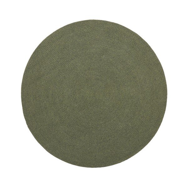 Zelený kulatý vnitřní a venkovní koberec z recyklovaných vláken ø 150 cm Despas – Kave Home