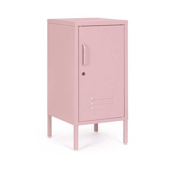 Světle růžová kovová uzamykatelná skříňka 35x76x40 cm Cambridge – Yes Everyday-image-2