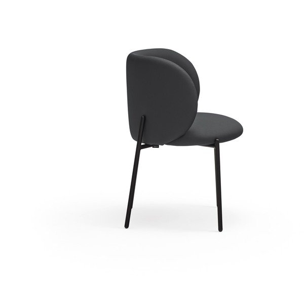 Černá čalouněná jídelní křesla v sadě 2 ks Mogi – Teulat-image-3