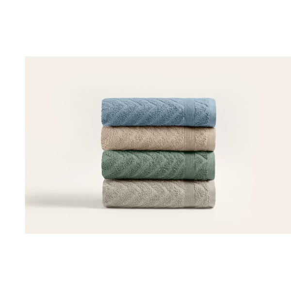 Froté bavlněné ručníky v sadě 4 ks 50x90 cm – Foutastic