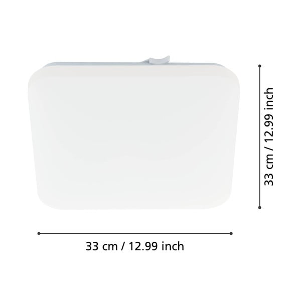 Bílé LED stropní svítidlo 33x33 cm FRANIA – EGLO-image-2