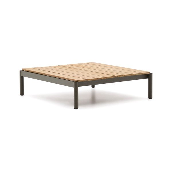Zahradní konferenční stolek z teakového dřeva 89x91 cm Sorells – Kave Home