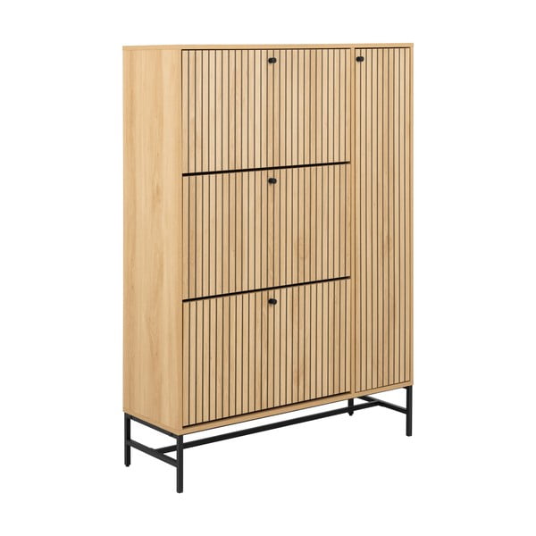 Výklopný botník v dekoru dubu v přírodní barvě 99x140x35 cm Albany  – Actona