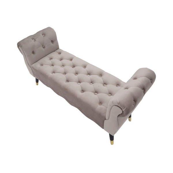 Taupe sametová lavice Paris – Mauro Ferretti-image-3