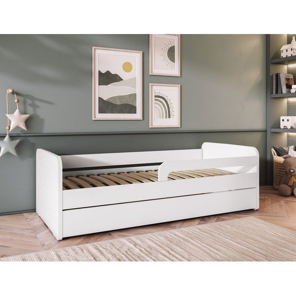 Bílá dětská postel s roštem 80x200 cm Duuli – ELTAP-image-1