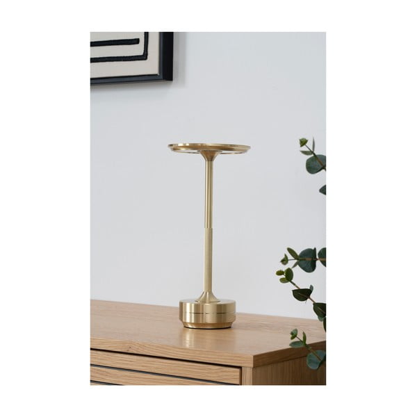 LED stolní lampa v mosazné barvě (výška 28,5 cm) Lyneham – House Nordic-image-1