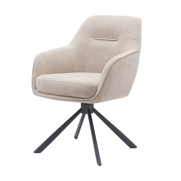 Krémová čalouněná jídelní křesla v sadě 2 ks Avola – Unique Furniture-image-2