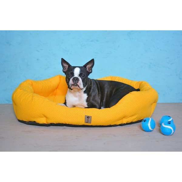 Žlutý bavlněný pelíšek 75x60 cm Sunny - Petsy-image-4