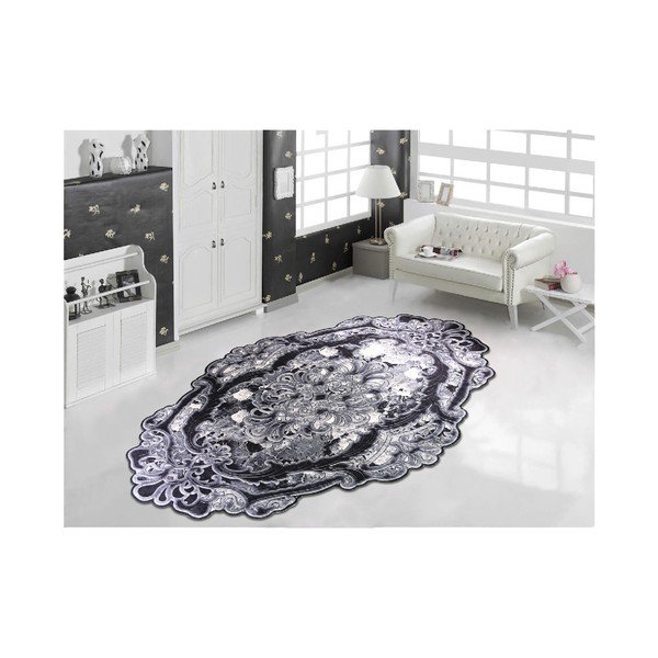 Koberec Vitaus Siyah, 80 x 120 cm