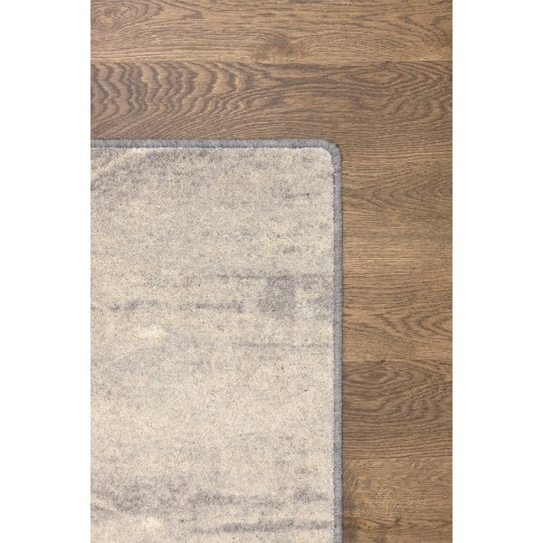 Krémový vlněný koberec 133x180 cm Colette – Agnella-image-3