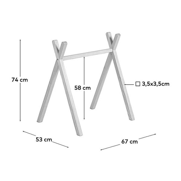 Dětská hrazdička Maralis – Kave Home-image-3