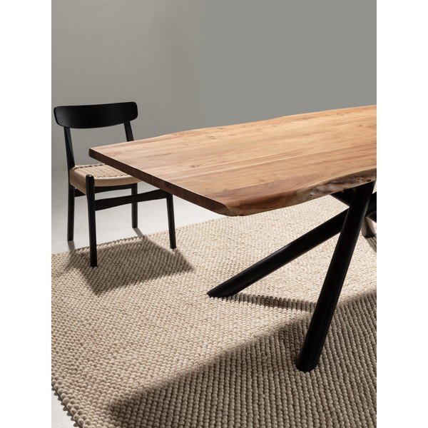 Jídelní stůl z masivu akácie 100x220 cm Anuri – MOME-image-2