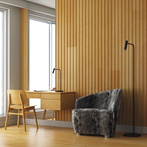 Černá stolní lampa SULION Alexia, výška 50,3 cm-image-3