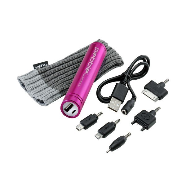 Růžová powerbanka na cesty Pebble Smartstick-image-2