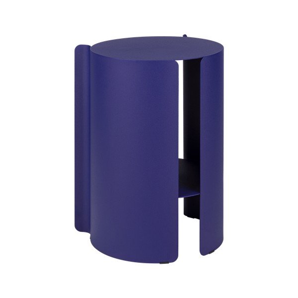 Ocelový kulatý odkládací stolek ø 32 cm Wa – noo.ma-image-3