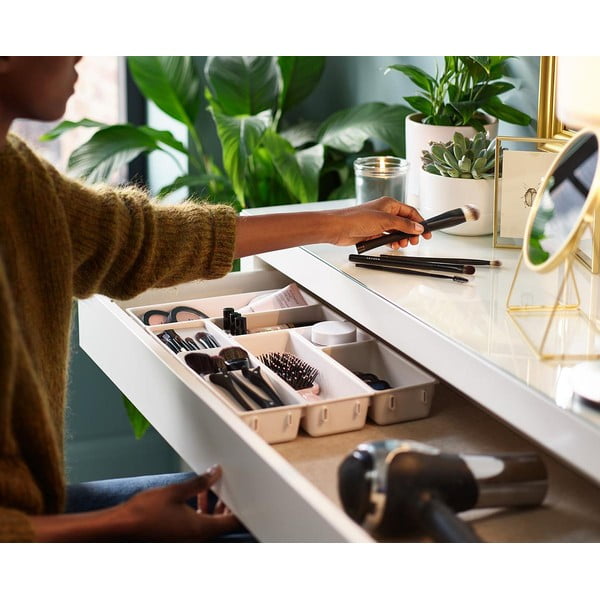 Béžové koupelnové organizéry v sadě 7 ks Viva – Joseph Joseph-image-1