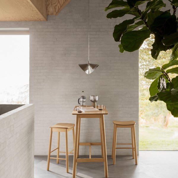 Barová stolička v přírodní barvě (výška sedáku 74,5 cm) Barlow – Actona-image-1