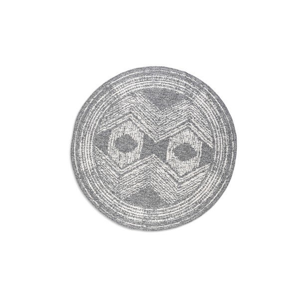 Krémovo-šedý kulatý venkovní koberec ø 140 cm Gemini – Elle Decoration-image-2