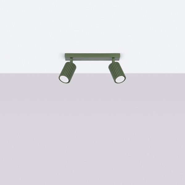 Zelené bodové svítidlo 6,5x30 cm Gleam – Sollux-image-4