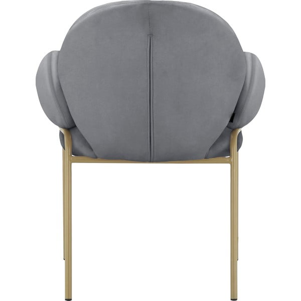 Šedá čalouněná jídelní křesla v sadě 2 ks s područkami Iwama – Støraa-image-4