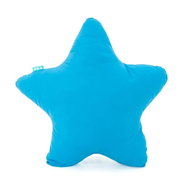 Tyrkysový bavlněný polštářek Happy Friday Basic Estrella Turquoise, 50 x 50 cm