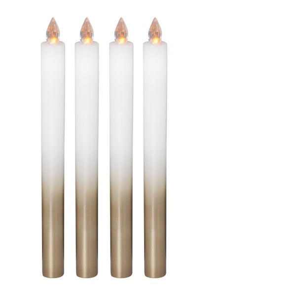 Sada 4 dekorativních svíček Naeve, výška 25 cm