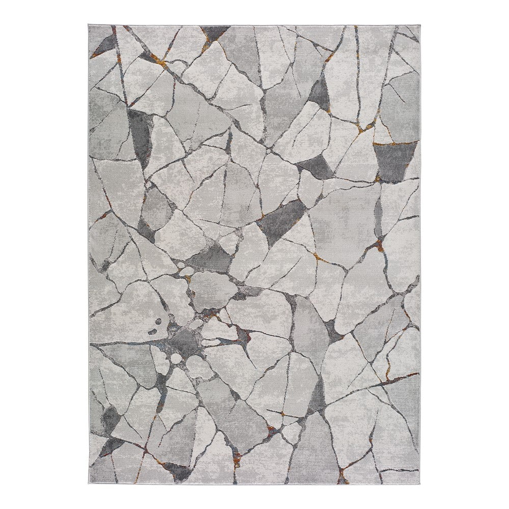 Šedý koberec Universal Berlin Marble, 80 x 150 cm