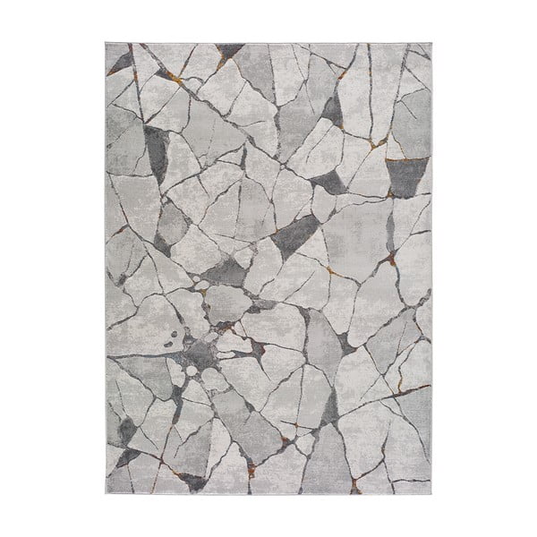 Šedý koberec Universal Berlin Marble, 133 x 190 cm