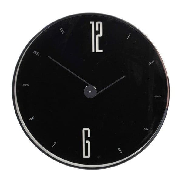 Nástěnné hodiny Numbers Black, 30x4,5 cm