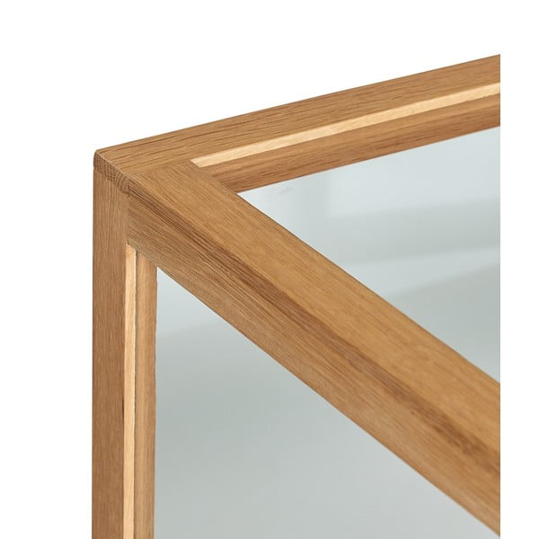 Vitrína v dekoru dubu v přírodní barvě 80x88x42 cm Poetic – Hübsch-image-4