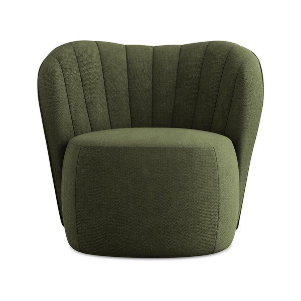 Zelené žinylkové křeslo Keloa – Makamii-image-1