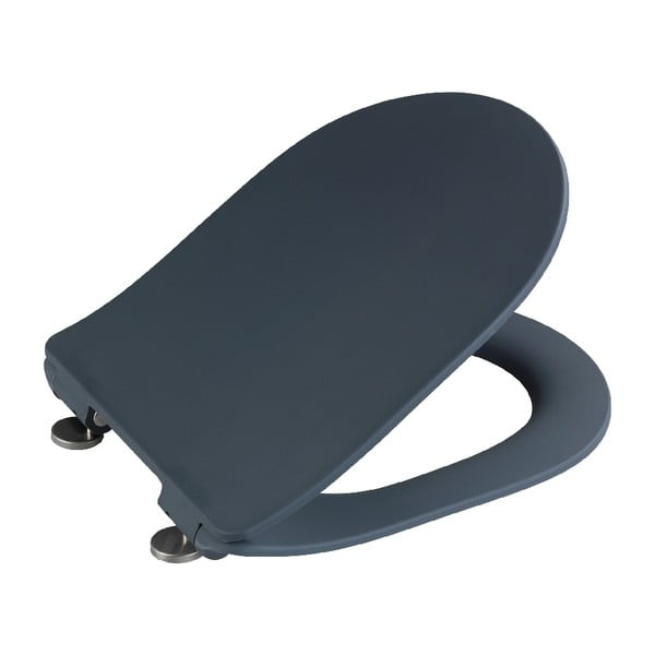 Šedé WC sedátko Wenko Sedilo Grey, 45,2 x 36,2 cm-image-1